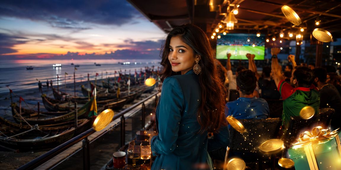 কক্সবাজার সমুদ্র সৈকতে ক্রিকেট বেটিং উপভোগ করছেন একজন তরুণ